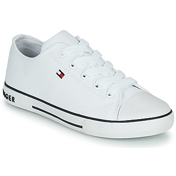 Shoes Children Low top trainers Tommy Hilfiger KELLE White