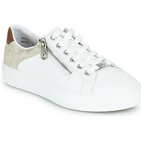 Shoes Women Low top trainers Rieker NEWARK White / Gold