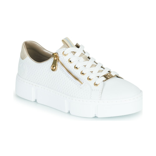 tornado national maling Rieker ALULA White - Free delivery | Spartoo NET ! - Shoes Low top trainers  Women USD/$85.50