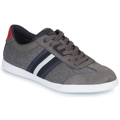 Geox U Grey - Free delivery Spartoo NET ! Shoes Low top trainers Men USD/$68.00