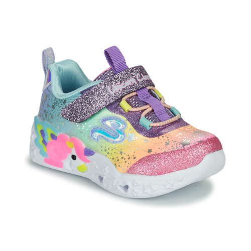 Shoes Girl Low top trainers Skechers UNICORN STORM Multicolour