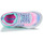 Shoes Girl Low top trainers Skechers FLUTTER HEART LIGHTS Pink / Blue
