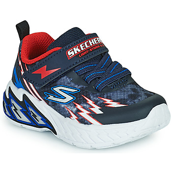 Shoes Boy Low top trainers Skechers LIGHT STORM 2.0 Marine / Red