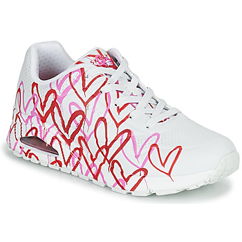 Shoes Women Low top trainers Skechers UNO White / Red
