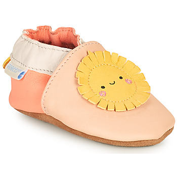 Shoes Children Slippers Robeez WEATHER MOOD Pink / White / Yellow