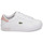 Shoes Children Low top trainers Lacoste POWERCOURT White / Pink