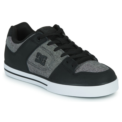 Shoes Men Low top trainers DC Shoes PURE Grey / Black