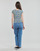 Clothing Women short-sleeved t-shirts Vans DECO DITSY CAPSLV TOP Blue