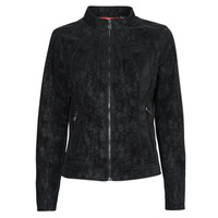 material Women Leather jackets / Imitation le Desigual CHAQ_MAR Black