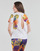 Clothing Women short-sleeved t-shirts Desigual TS_MINNEAPOLIS White / Multicolour