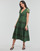 Clothing Women Long Dresses Desigual VEST_GINGY Green