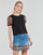 Clothing Women short-sleeved t-shirts Desigual TS_AMORE XXX Black