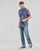 Clothing Men short-sleeved shirts Volcom COSMIC VACA SS Blue
