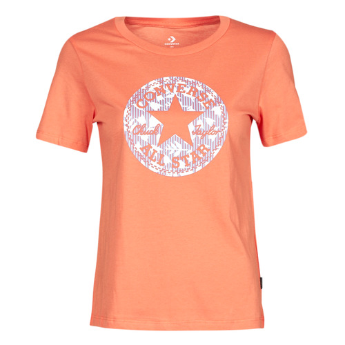 Spartoo Tee Patch Free - Women t-shirts Clothing delivery ! / | short-sleeved - NET Infill Chuck Madder Bright Converse