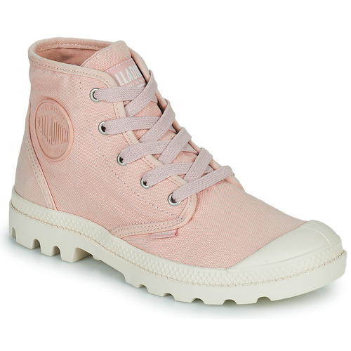 Palladium PAMPA HI Pink - Free delivery | Spartoo NET ! - Shoes High trainers Women USD/$79.20