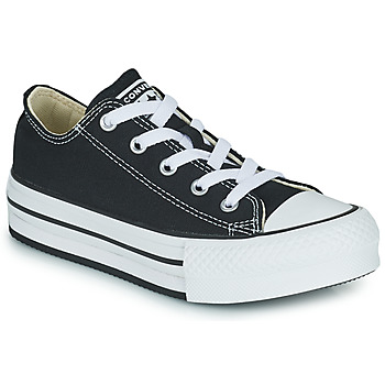 Shoes Girl Low top trainers Converse Chuck Taylor All Star EVA Lift Foundation Ox Black
