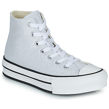 Shoes Girl Low top trainers Converse Chuck Taylor All Star EVA Lift Undersea Glitter Hi Grey