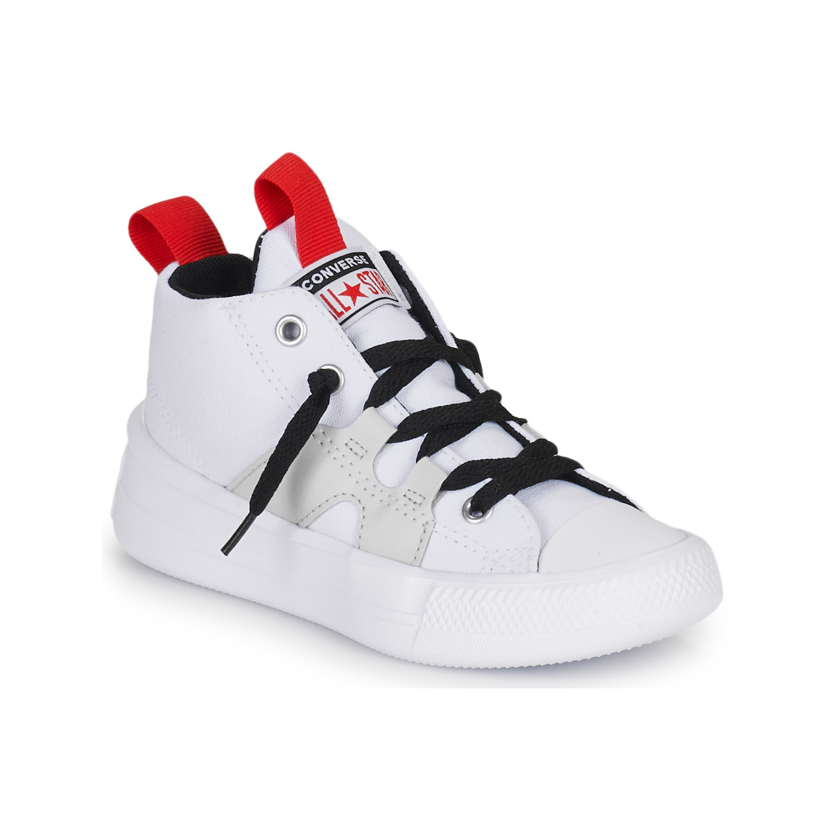 Shoes Children High top trainers Converse Chuck Taylor All Star Ultra Color Block Mid White