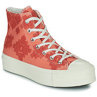 Shoes Women High top trainers Converse Chuck Taylor All Star Lift Festival Broderie Hi Orange