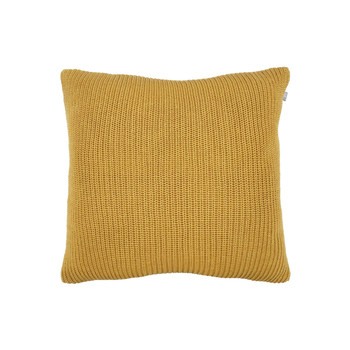 Home Cushions Present Time Knitted Mustard