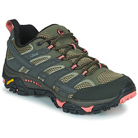 Shoes Women Hiking shoes Merrell MOAB 2 GORE-TEX - BELUGA/OLIVE Kaki / Pink