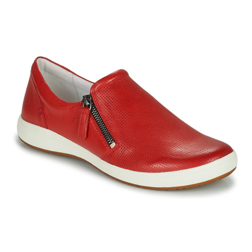 Josef Seibel CAREN 22 Ladies Womens Leather Slip-On Casual Trainers Red