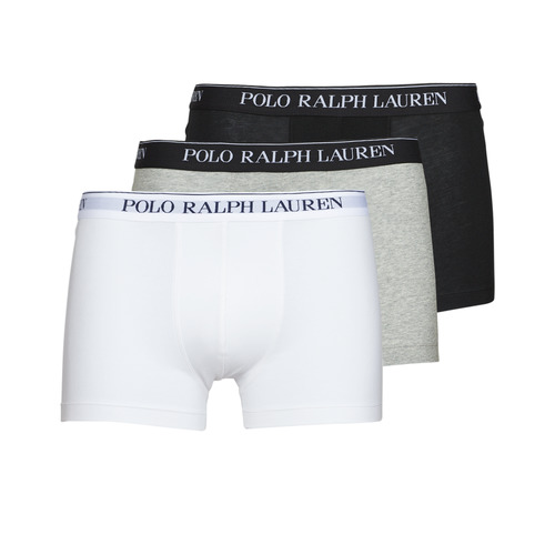 radicaal String string inkomen Polo Ralph Lauren CLASSIC TRUNK X3 Black / White / Grey - Free delivery |  Spartoo NET ! - Underwear Boxer shorts Men USD/$44.00