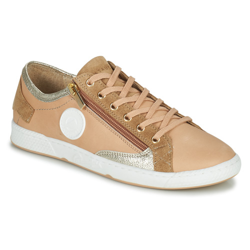 Shoes Women Low top trainers Pataugas JESTER Beige / Gold