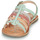 Shoes Girl Sandals Kickers DIXON Green / Pink