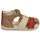 Shoes Children Sandals Kickers BIGBAZAR-2 Brown / Beige / Bordeaux