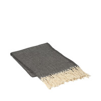 Home Blankets / throws Broste Copenhagen AASE Grey