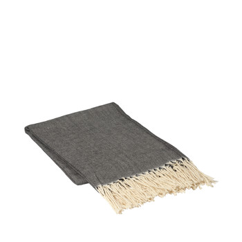 Home Blankets / throws Broste Copenhagen AASE Grey