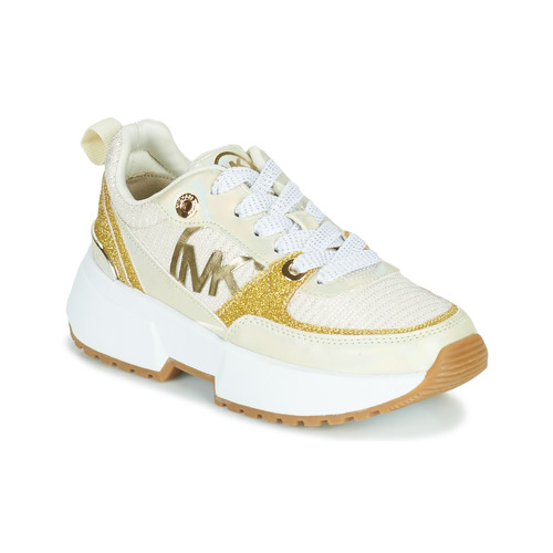 Shoes Girl Low top trainers MICHAEL Michael Kors Cosmo Sport Beige / Gold