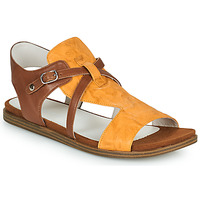 Shoes Women Sandals Regard BESSAC V4 BUBBLE MAIS Brown / Yellow