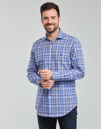 material Men long-sleeved shirts Polo Ralph Lauren Z216SC11 Blue