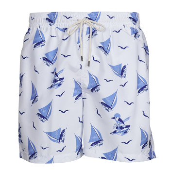Clothing Men Trunks / Swim shorts Polo Ralph Lauren W221SC13 White / Blue