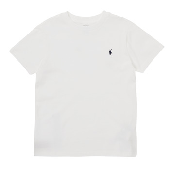 Clothing Boy short-sleeved t-shirts Polo Ralph Lauren LILLOU White
