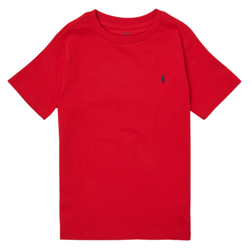 material Children short-sleeved t-shirts Polo Ralph Lauren NOUVILE Red
