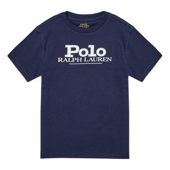 Clothing Boy short-sleeved t-shirts Polo Ralph Lauren SOIMINE Marine