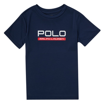 Clothing Boy short-sleeved t-shirts Polo Ralph Lauren DALAIT Marine