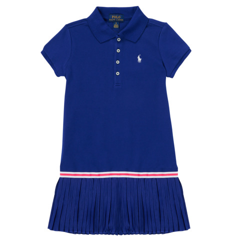 Schots over Misschien Polo Ralph Lauren FRENCHIM Blue - Free delivery | Spartoo NET ! - Clothing  Short Dresses Child USD/$78.40