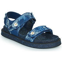 Shoes Women Sandals Desigual SANDAL FLAT DENIM Blue / Jean