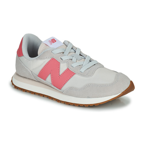Shoes Girl Low top trainers New Balance 237 White / Pink
