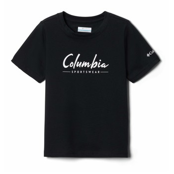 material Boy short-sleeved t-shirts Columbia VALLEY CREEK SS GRAPHIC SHIRT Black