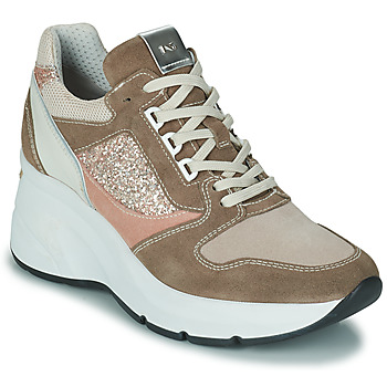 Shoes Women Low top trainers NeroGiardini  Brown / Pink