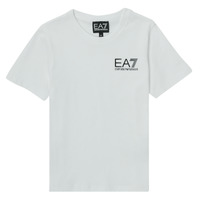 material Boy short-sleeved t-shirts Emporio Armani EA7 AIGUE White