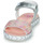 Shoes Girl Sandals Pablosky TAUDE Silver / Pink