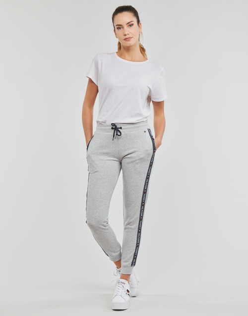 material Women Tracksuit bottoms Tommy Hilfiger TRACK PANT Grey