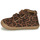 Shoes Girl High top trainers Citrouille et Compagnie JUKI Cognac / Leopard