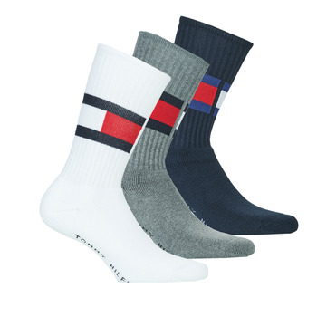 Underwear Sports socks Tommy Hilfiger SOCK X3 White / Marine / Grey